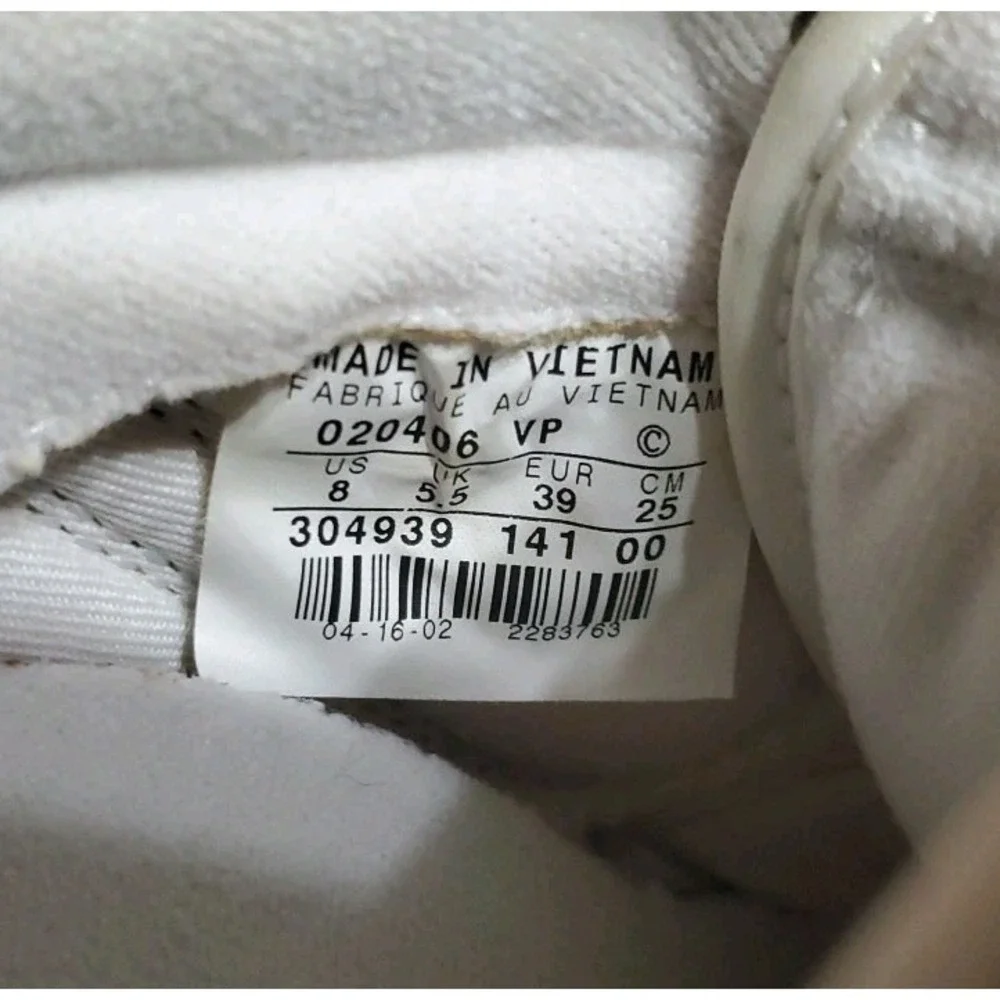 Vintage Nike Cortez Navy Blue & White Sneakers‎ US Size 8